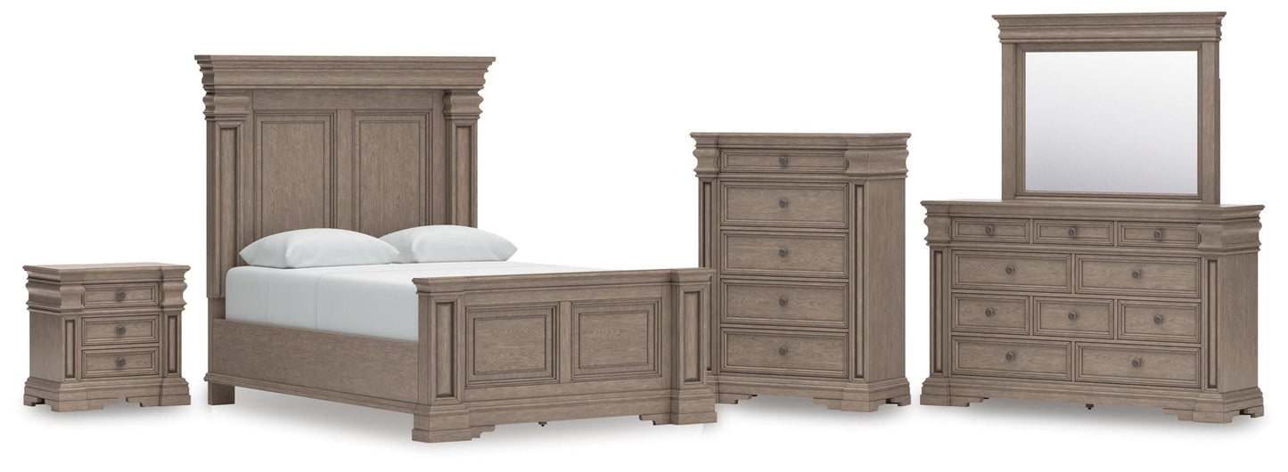 Blairhurst  Panel Bed, Dresser, Mirror, Chest And Nightstand