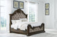 Maylee  Upholstered Bed, Dresser, Mirror, Chest And Nightstand