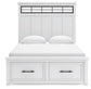 Ashbryn  Panel Storage Bed, Dresser, Mirror And Nightstand