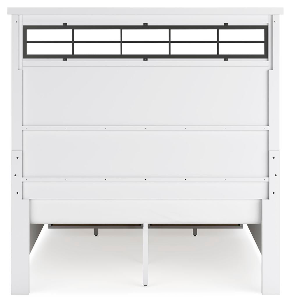 Ashbryn  Panel Storage Bed, Dresser, Mirror And Nightstand