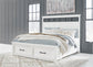 Ashbryn  Panel Storage Bed, Dresser And Mirror