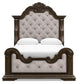 Maylee  Upholstered Bed, Dresser, Mirror, Chest And Nightstand