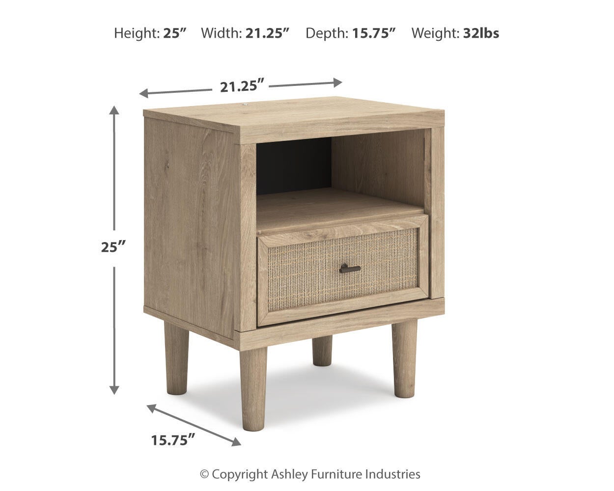 Cielden  Panel Bed With Mirrored Dresser, Chest And Nightstand