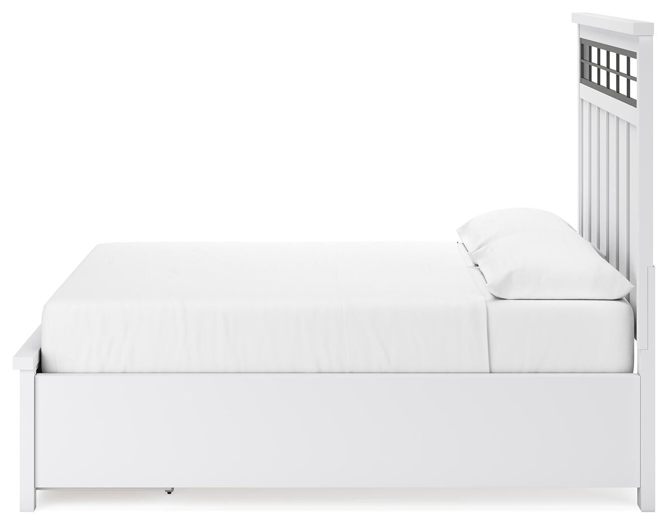 Ashbryn California  Panel Storage Bed, Dresser And Mirror