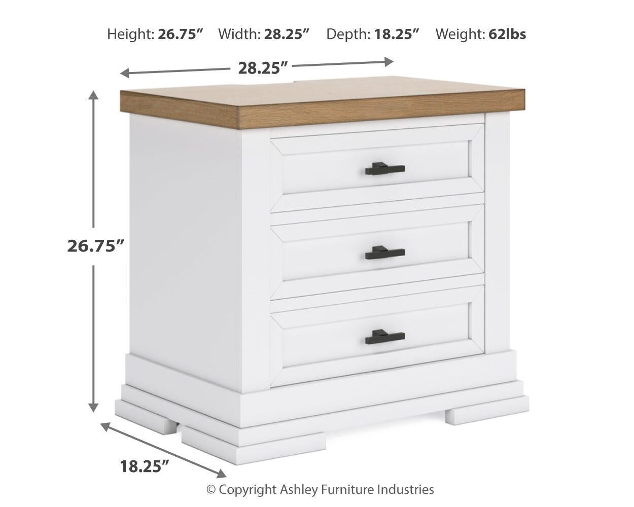 Ashbryn California  Panel Storage Bed, Dresser, Mirror, Chest And Nightstand