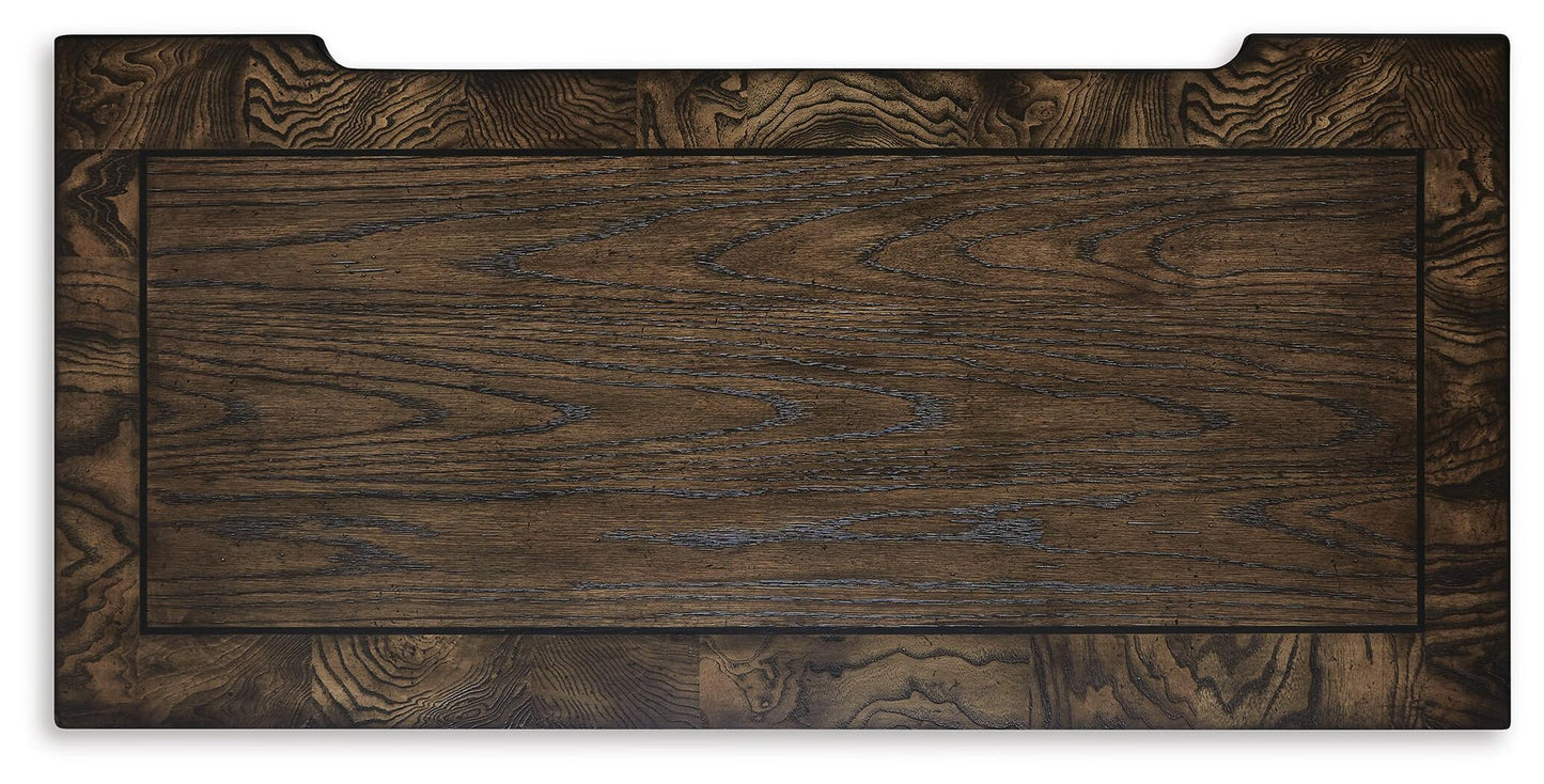 Maylee California  Upholstered Bed, Dresser, Mirror, Chest And Nightstand