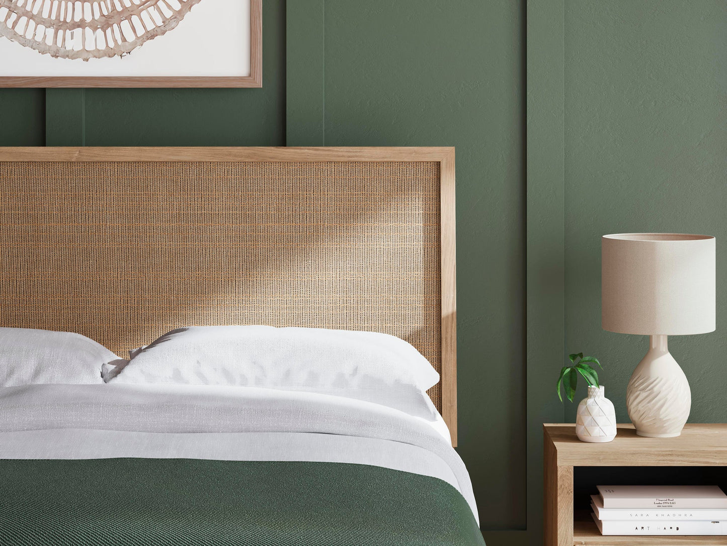 Cielden  Panel Headboard, Dresser And Mirror