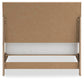 Cielden  Panel Bed With Mirrored Dresser And Nightstand