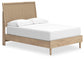 Cielden  Panel Bed With Mirrored Dresser, Chest And Nightstand