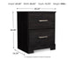 Belachime  Panel Bed With Mirrored Dresser And Nightstand