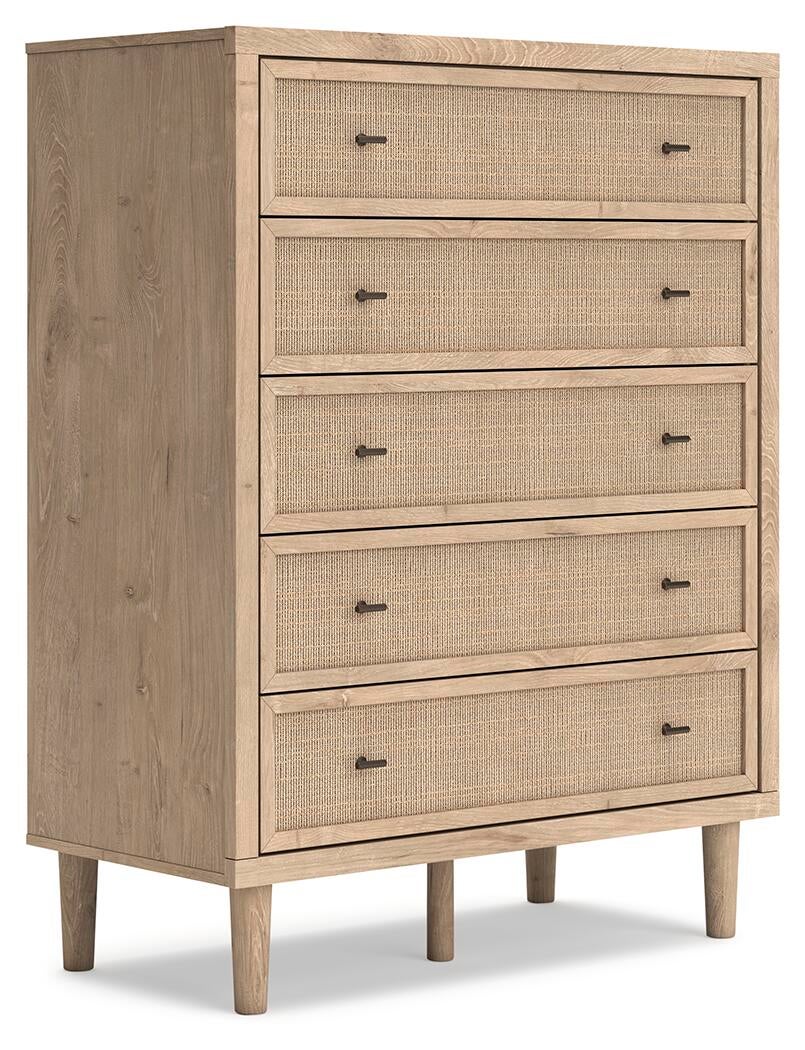 Cielden  Panel Headboard, Dresser, Mirror, Chest And Nightstand