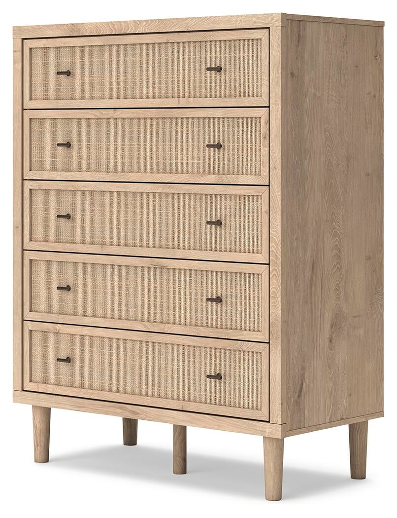 Cielden  Panel Headboard, Dresser, Mirror, Chest And Nightstand