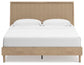 Cielden  Panel Bed With Mirrored Dresser, Chest And Nightstand