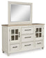 Shaybrock California  Panel Bed, Dresser, Mirror And Nightstand
