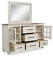 Shaybrock California  Panel Bed, Dresser, Mirror And Nightstand