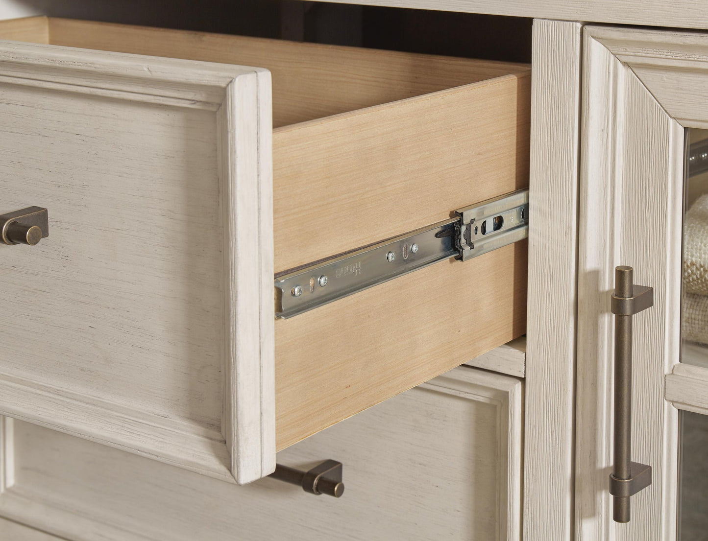 Shaybrock California  Panel Bed, Dresser, Mirror And Nightstand