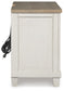 Shaybrock California  Panel Bed, Dresser, Mirror And Nightstand