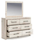 Lawroy  Panel Headboard, Dresser, Mirror And Nightstand