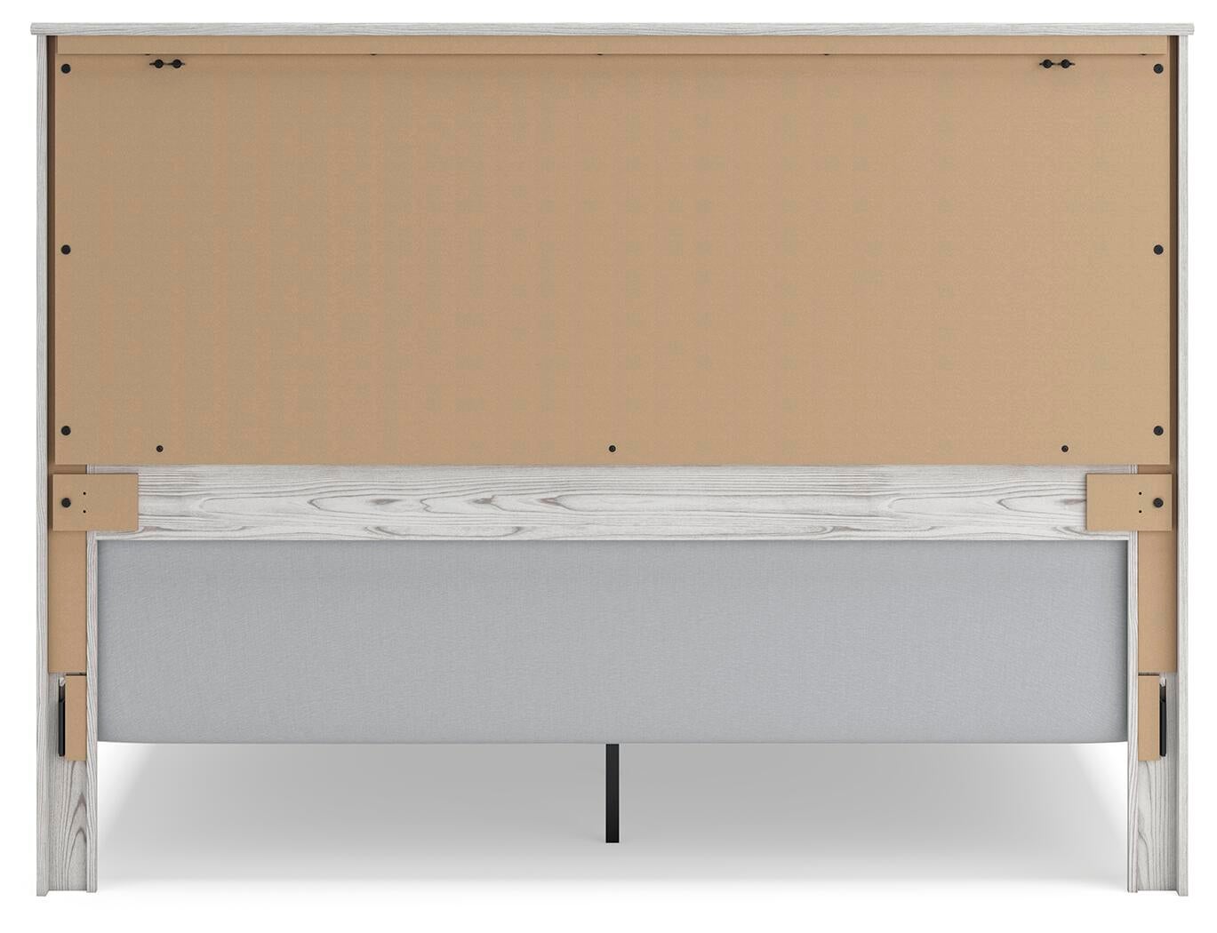 Gerridan  Panel Bed With Mirrored Dresser And Nightstand
