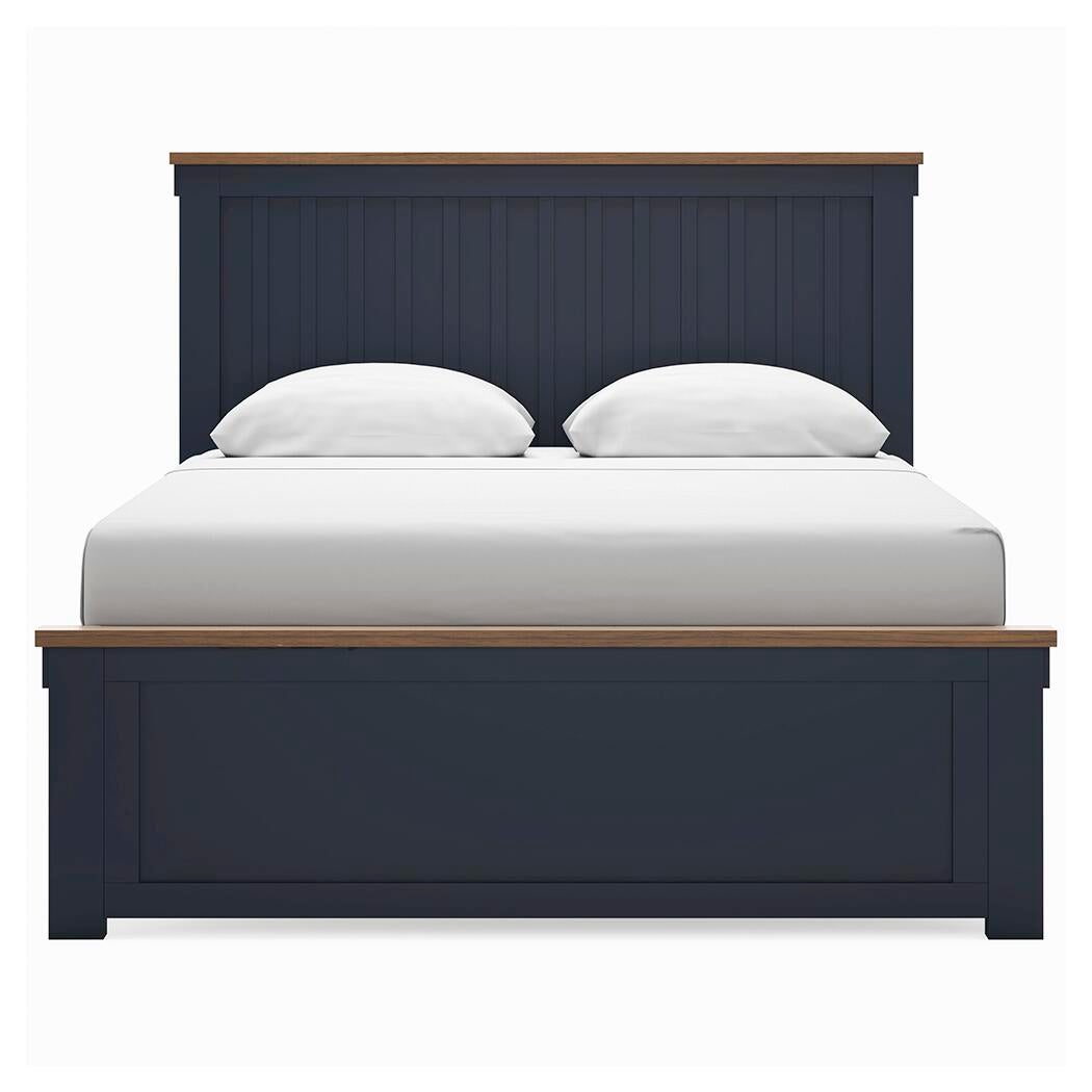 Landocken  Panel Bed, Dresser, Mirror And Nightstand