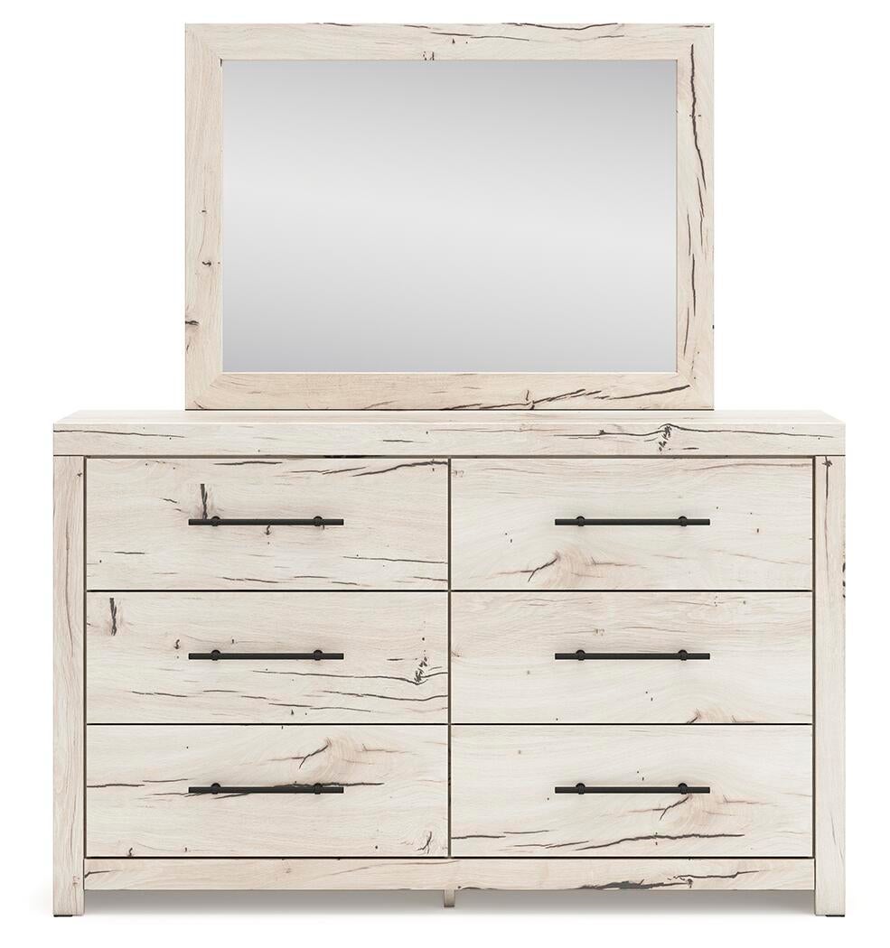 Lawroy  Panel Storage Bed, Dresser, Mirror And Nightstand