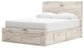 Lawroy  Panel Storage Bed, Dresser, Mirror And Nightstand