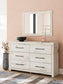 Lawroy  Panel Bed, Dresser, Mirror, Chest And Nightstand
