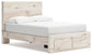 Lawroy  Panel Storage Bed, Dresser, Mirror And Nightstand