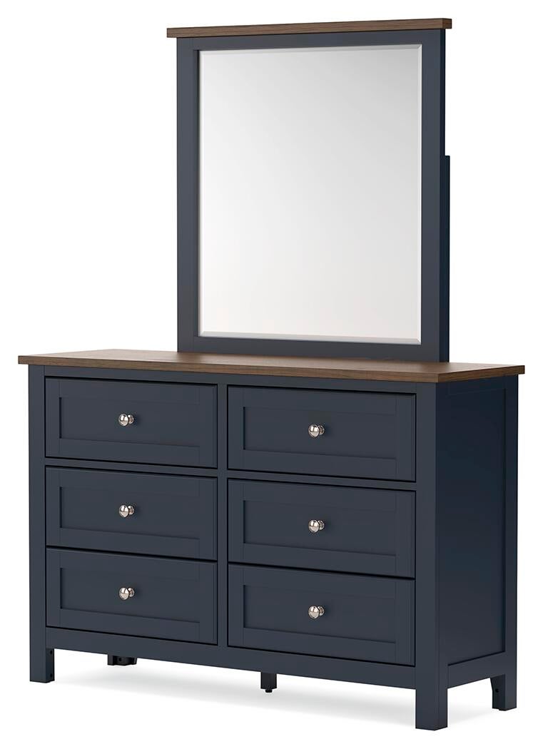 Landocken  Panel Headboard, Dresser, Mirror And Nightstand