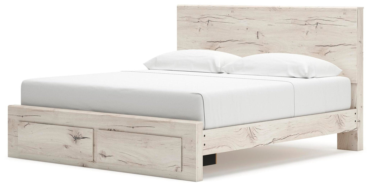 Lawroy  Panel Storage Bed, Dresser And Mirror