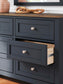 Landocken  Panel Bed, Dresser, Mirror, Chest And Nightstand