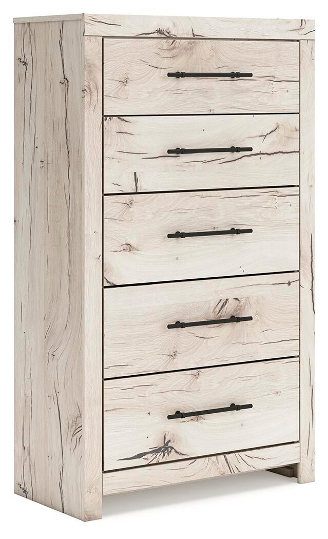Lawroy  Panel Storage Bed, Dresser, Mirror, Chest And Nightstand