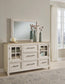 Shaybrock  Panel Bed, Dresser And Mirror