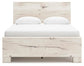 Lawroy  Panel Bed With Storage, Dresser, Mirror And Nightstand