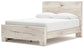 Lawroy  Panel Bed With Storage, Dresser, Mirror And Nightstand