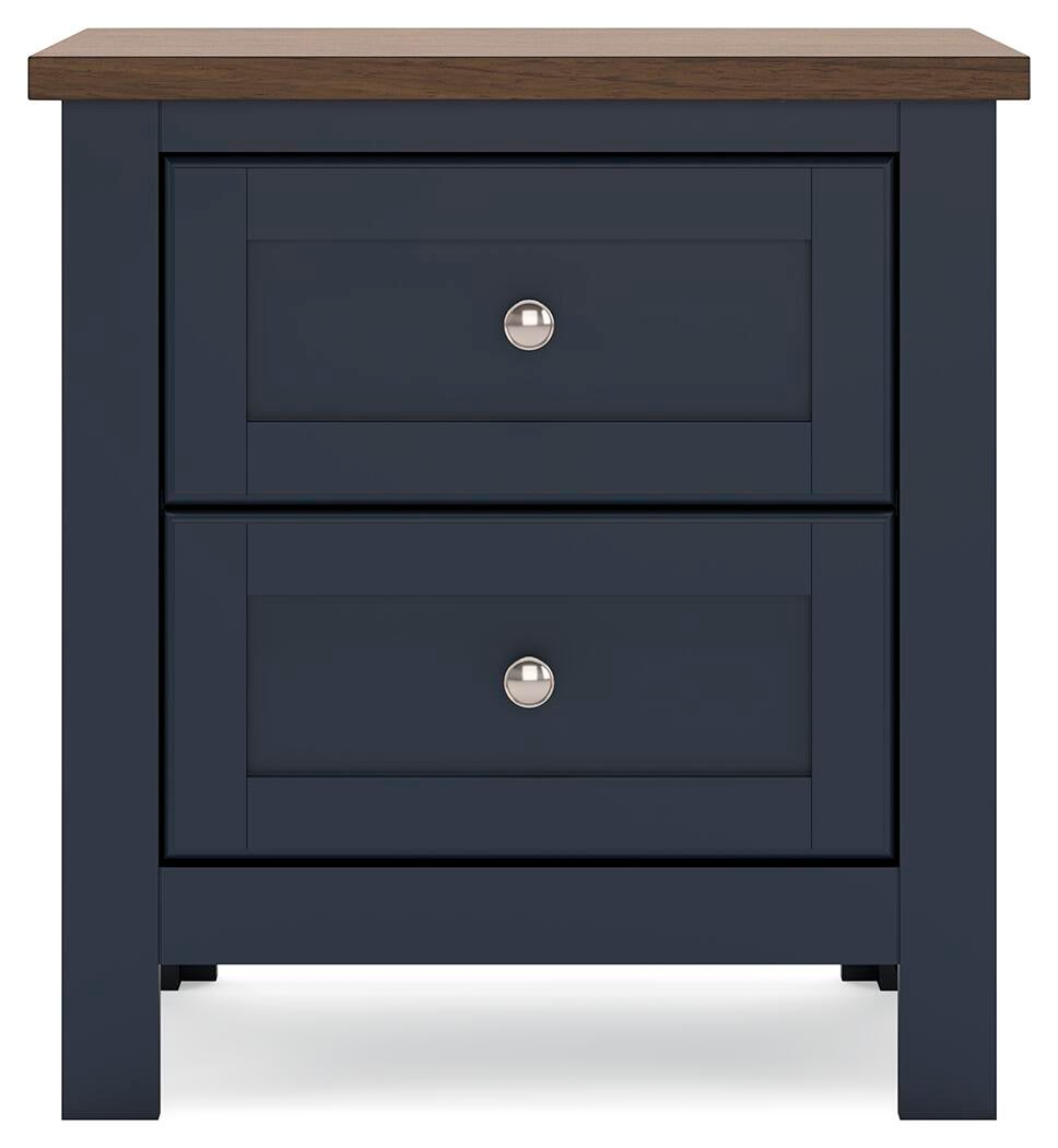 Landocken  Panel Bed, Dresser, Mirror And Nightstand