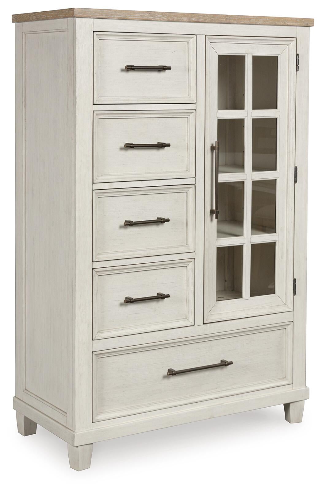 Shaybrock  Panel Bed, Dresser, Mirror, Chest And Nightstand