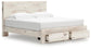 Lawroy  Panel Storage Bed, Dresser, Mirror And Nightstand