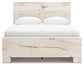 Lawroy  Panel Bed With Storage, Dresser, Mirror And Nightstand