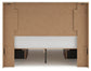 Lawroy  Panel Bed With Storage, Dresser, Mirror And Nightstand