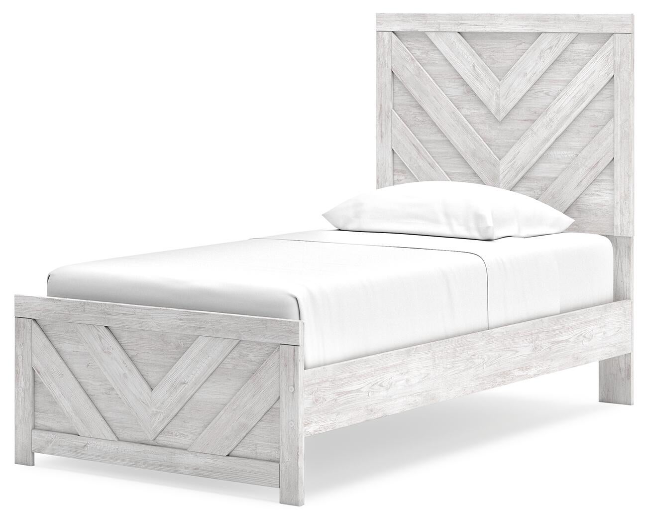 Cayboni  Panel Bed, Dresser, Mirror, Chest And Nightstand