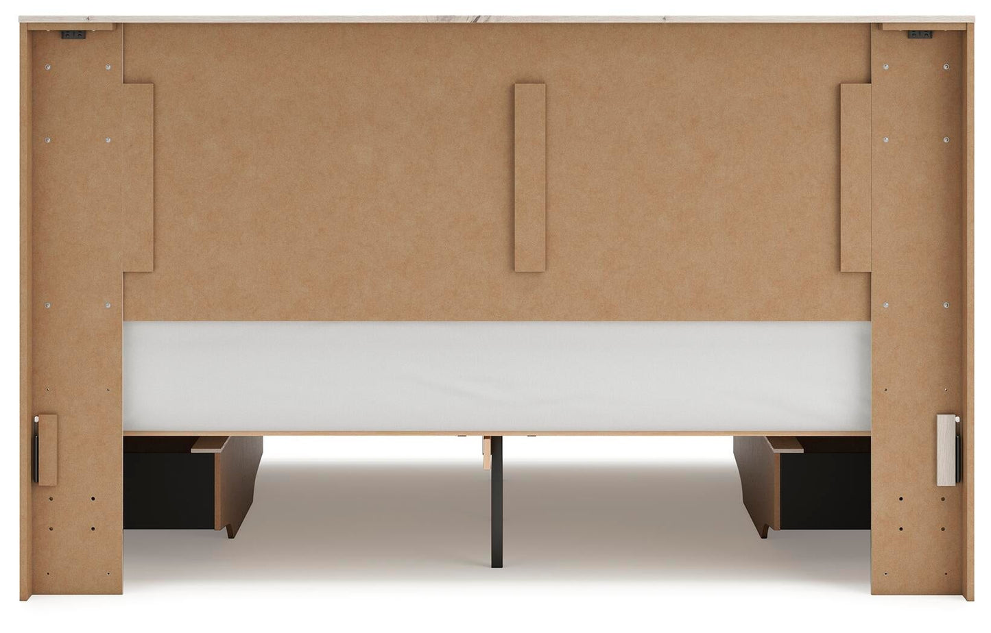 Lawroy  Panel Bed With Storage, Dresser, Mirror, Chest And Nightstand