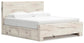 Lawroy  Panel Bed With Storage, Dresser, Mirror And Nightstand