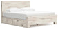 Lawroy  Panel Bed With Storage, Dresser, Mirror, Chest And Nightstand