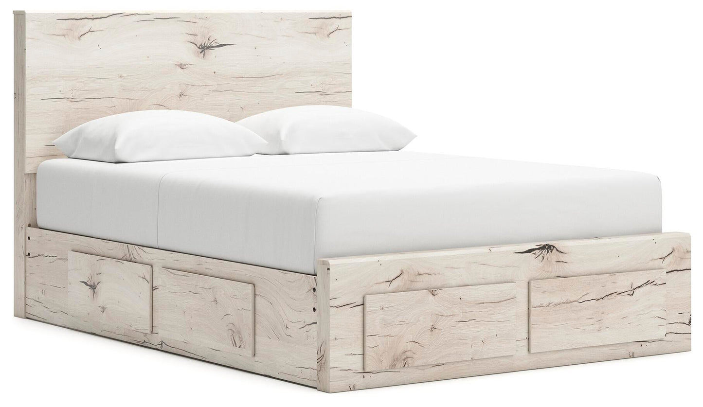 Lawroy  Panel Storage Bed, Dresser And Mirror