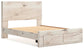 Lawroy  Panel Storage Bed, Dresser, Mirror And Nightstand