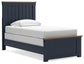 Landocken  Panel Bed, Dresser And Mirror