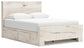Lawroy  Panel Bed With Storage, Dresser, Mirror, Chest And Nightstand