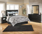 Maribel  Panel Bed, Dresser, Mirror And Nightstand