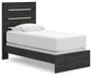 Hollivern  Panel Bed, Dresser, Mirror, Chest And Nightstand